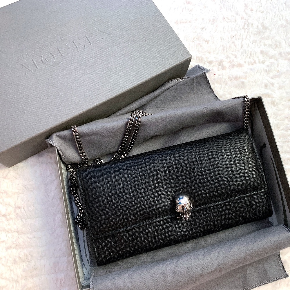 Alexander McQueen Skull Wallet on Chain